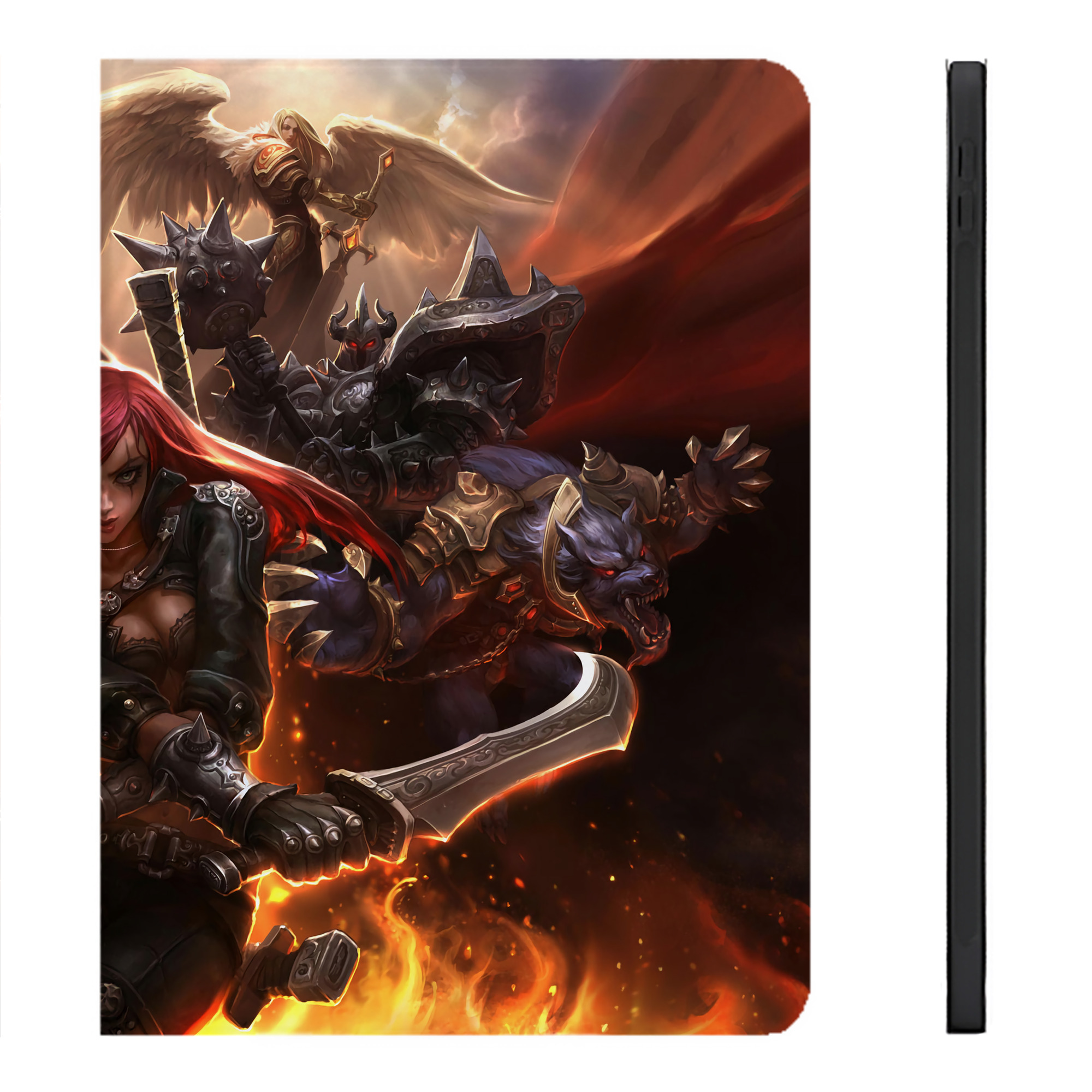 （画像用） リーグ・オブ・レジェンド League of Legends LOL IPadケース ペンホルダー付き ブックスタイルデザイン